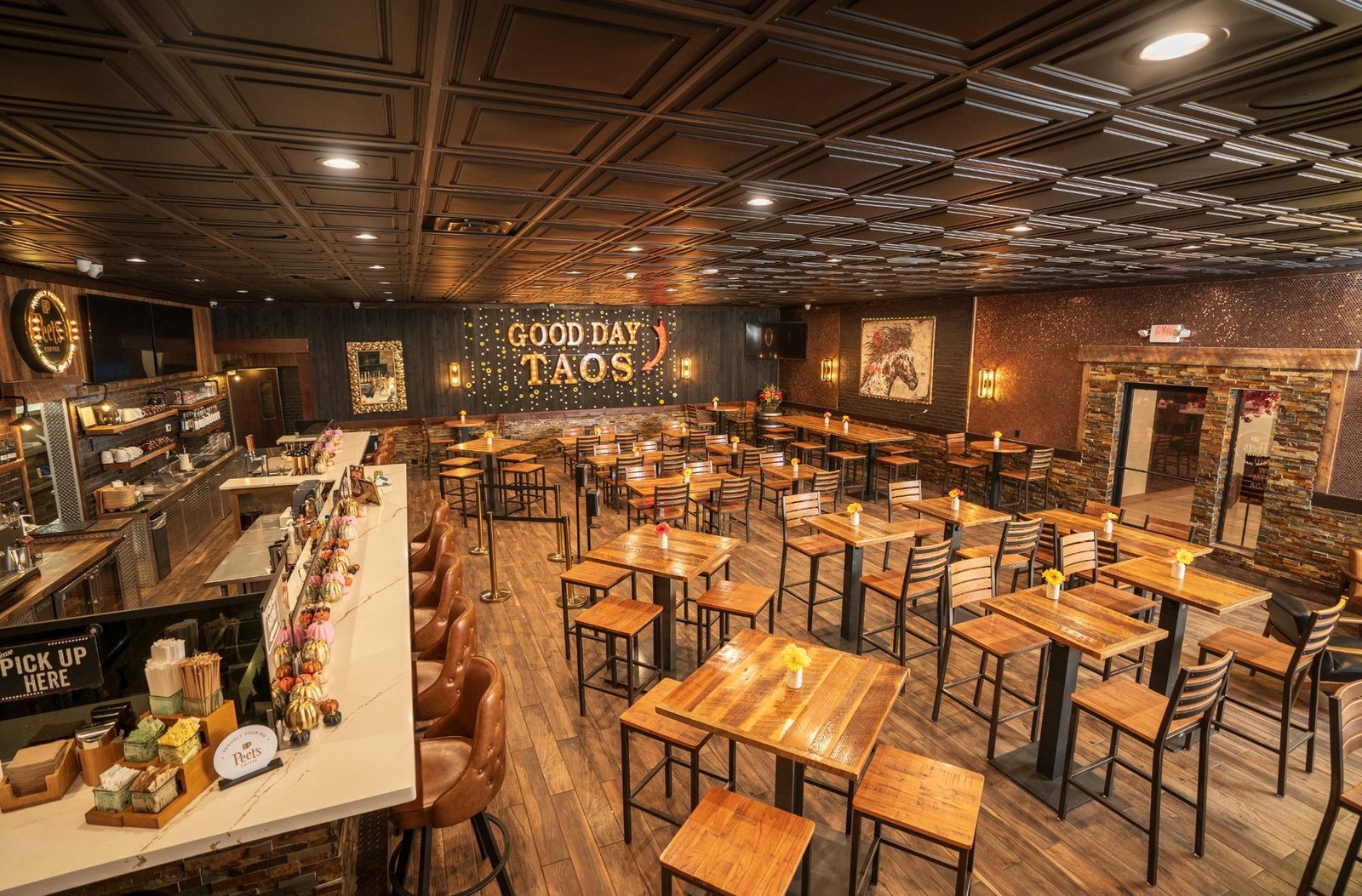 The Pour House dining room
